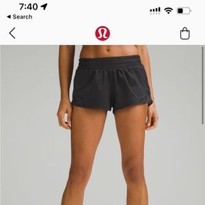 Black Lululemon Shorts